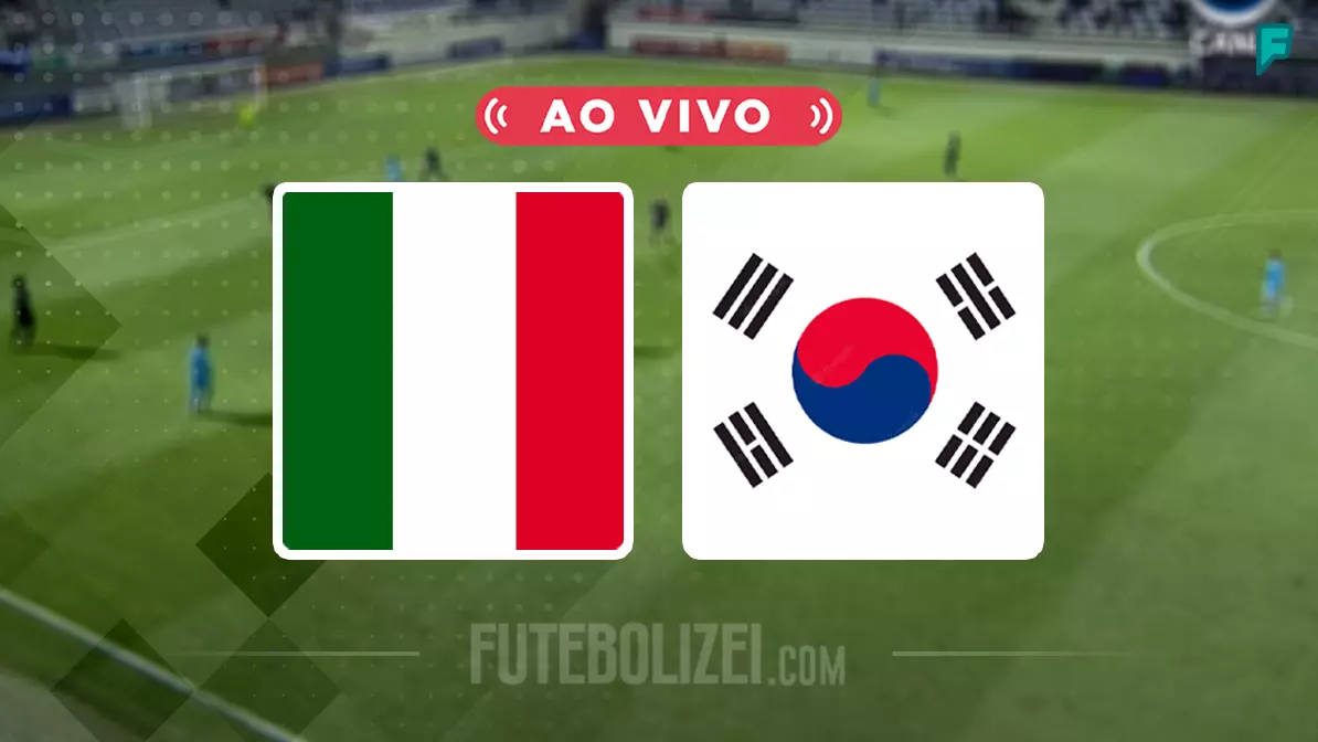 Itália x Coreia do Sul ao vivo e online, onde assistir, que horas é,  escalação e mais do Mundial sub-20