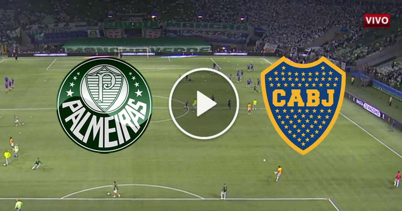 Futebol AO VIVO Palmeiras x Boca Juniors pela Copa Libertadores